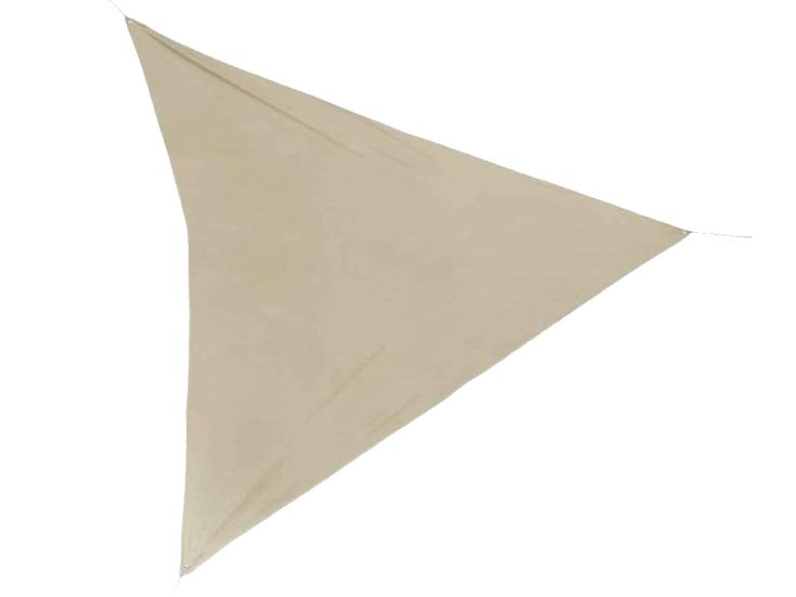 Pro Garden schaduwdoek zand 3.6 x 3.6 x 3.6 meter
