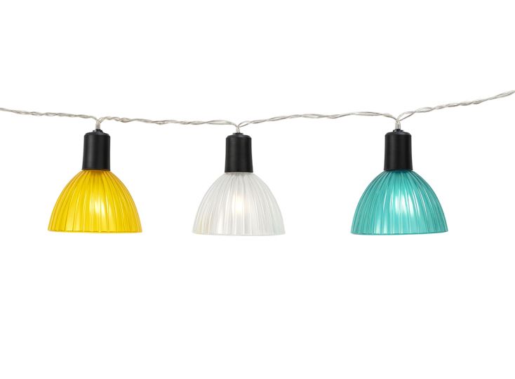 Arti Casa solar geribbelde parapluutjes lichtslinger