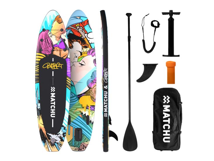 Matchu x Bustart opblaasbaar Sup Board - limited edition