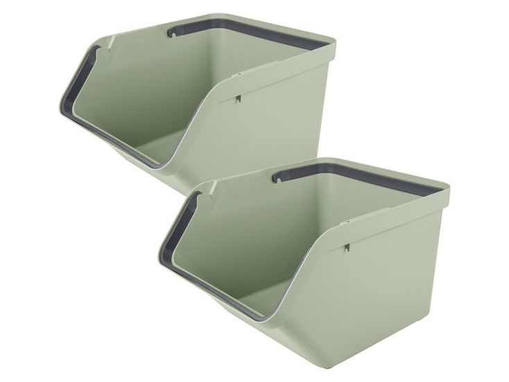 Sunware Sigma 45 liter set van 2 home sorteer units - Green