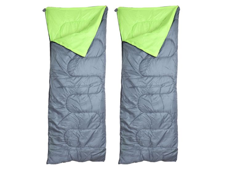 HIXA set van 2 slaapzakken - Green