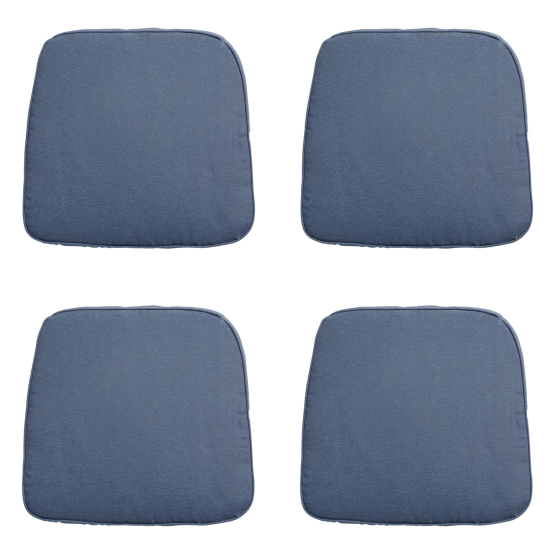 Madison Panama safier blue Zitkussen - Set van 4