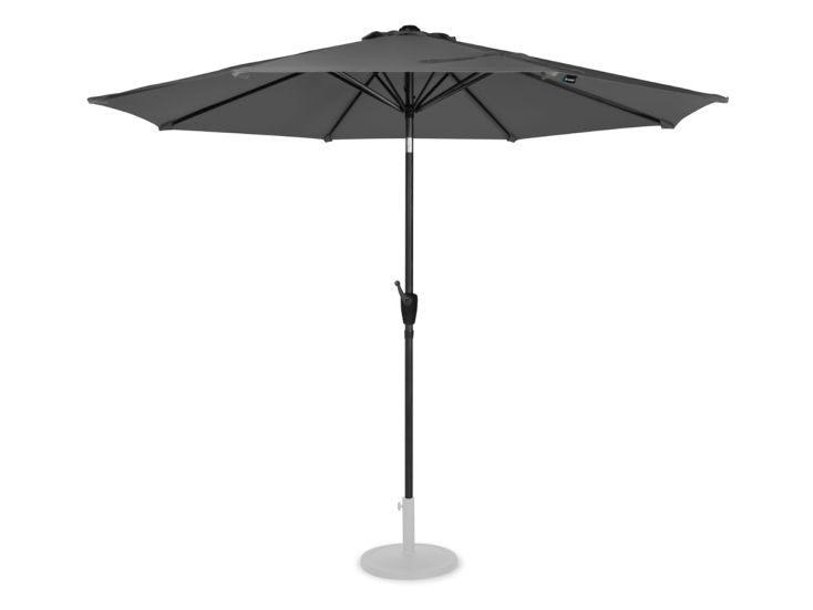 VONROC Recanati Ø300 cm Premium stokparasol - Grey