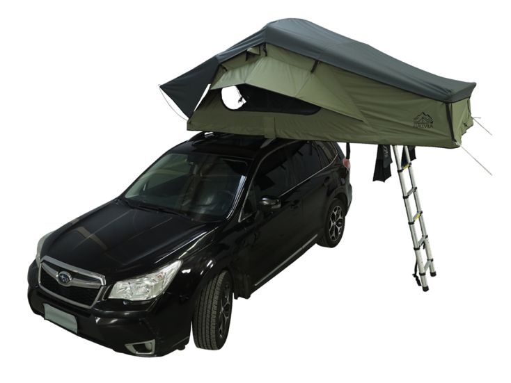 FjällVila UppLöv 140L softtop daktent - Khaki-Green