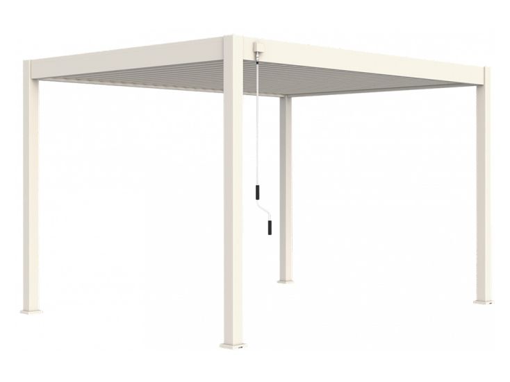 Novum ORION 360 x 400 terrasoverkapping - White