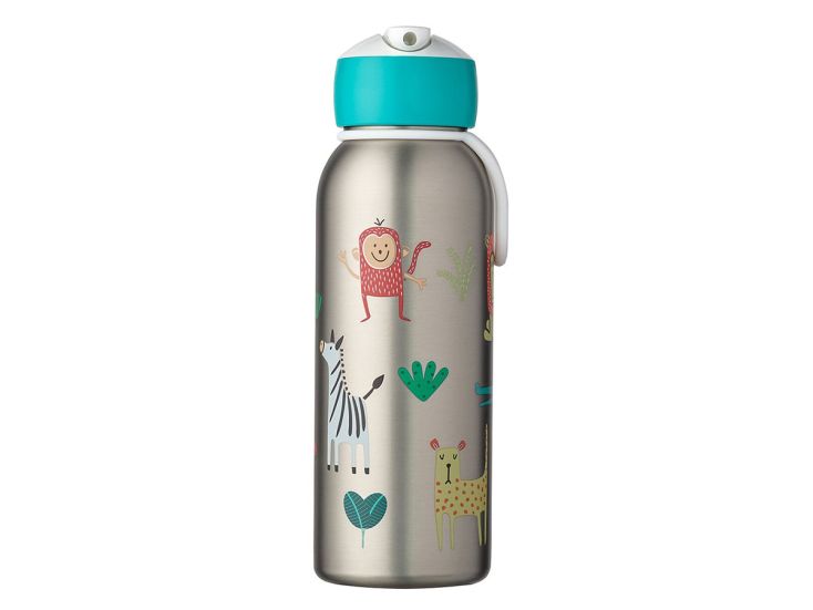 Mepal Flip-Up Campus 350 ml isoleerfles - Animal Friends