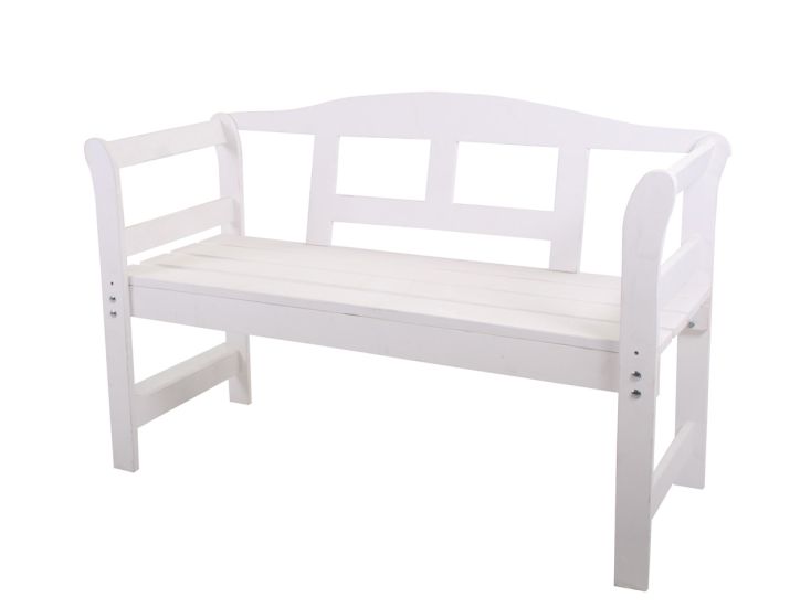SenS-Line Friesen houten tuinbank - White