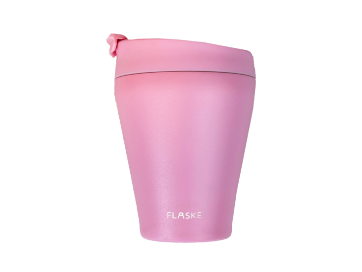 FLASKE 200 ml RVS Koffiebeker to Go - Flower