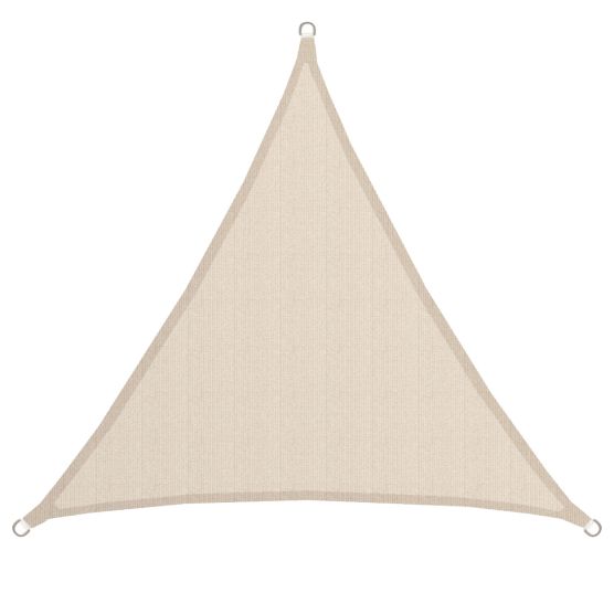 AMANKA 3 x 3 x 3 HDPE schaduwdoek - Beige