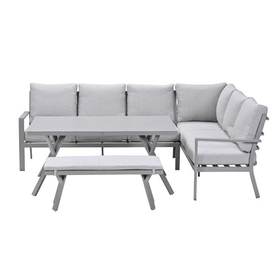 Garden Impressions Senja sand - 4-delig - R - loungediningset