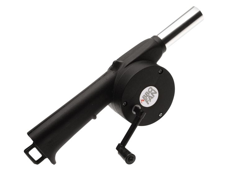 Zwarte BBQ ventilator