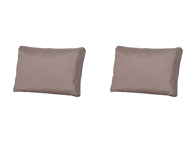 Madison Panama taupe Rugkussen - Set van 2