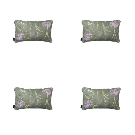 Madison Donna green canvas eco+ Sierkussen - Set van 4
