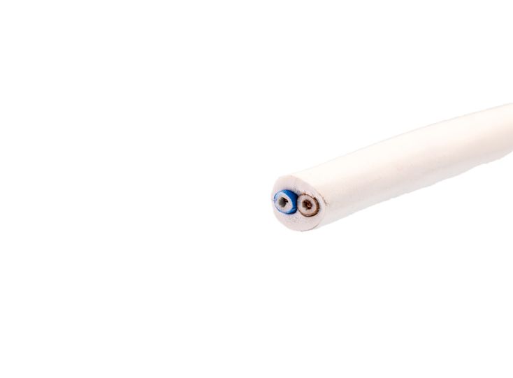BBA VMVL 2 x 1,0 mm² 2-aderig kabel - white