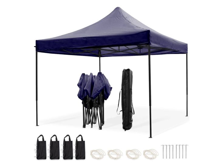 LifeGoods 3x3 m partytent  - Dark Blue
