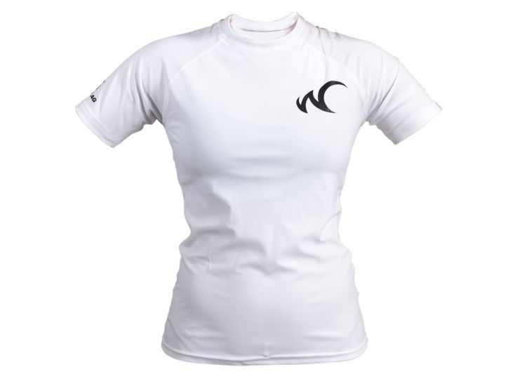 Watrflag Murcia Regular Fit UPF 50+ White Women Rashguard