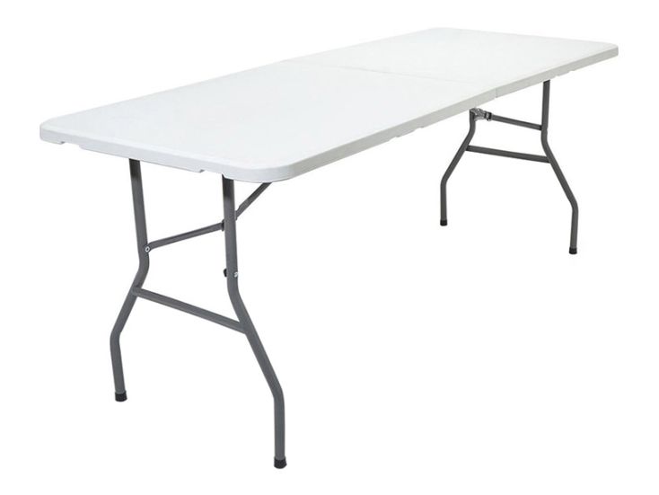 LifeGoods 180x70 cm Inklapbare tafel - White