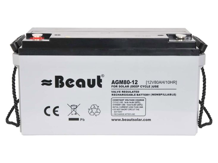 Beaut 80 Ah AGM accu