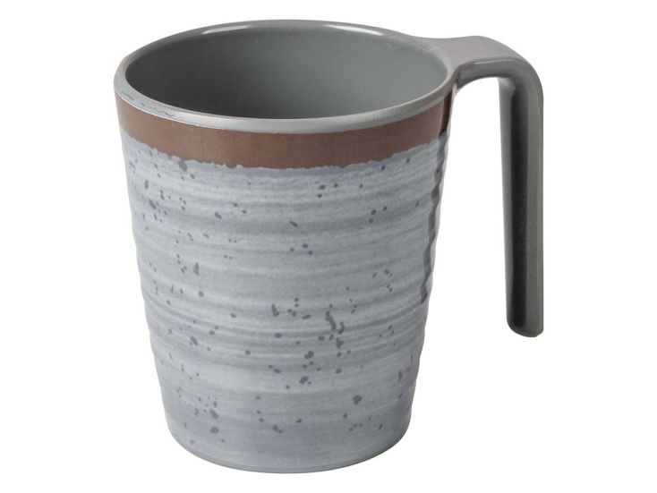 Bo-Camp Halo L set van 4 melamine mokken - Grey
