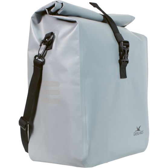 Greenlands Waterproof 23 enkele fietstas - Silver