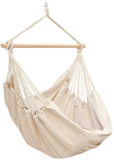AMANKA 185 x 130 XXL hangstoel - Ivory