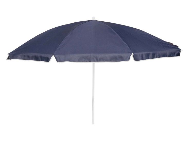 Bo-Camp Ø 165 cm parasol met knikarm - Blue