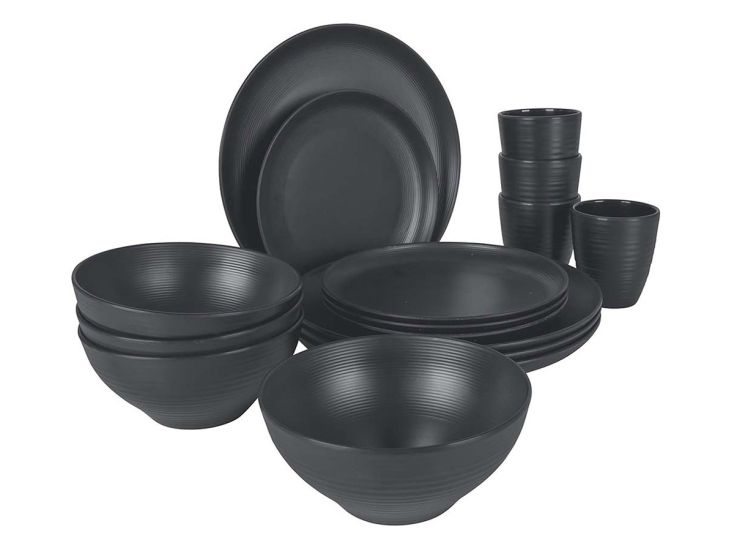 Bo-Camp Industrial Orville 16-delig serviesset - Anthracite