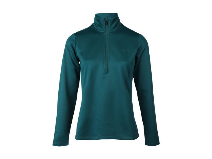 Brunotti Heronne half zip dames fleece - Evergreen