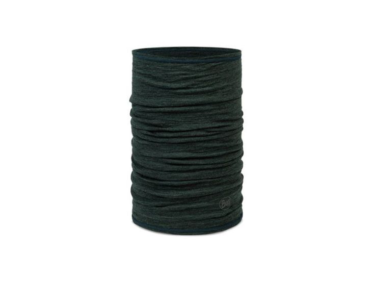 Buff Merino Lightweight nekwarmer - Multistripes Forest