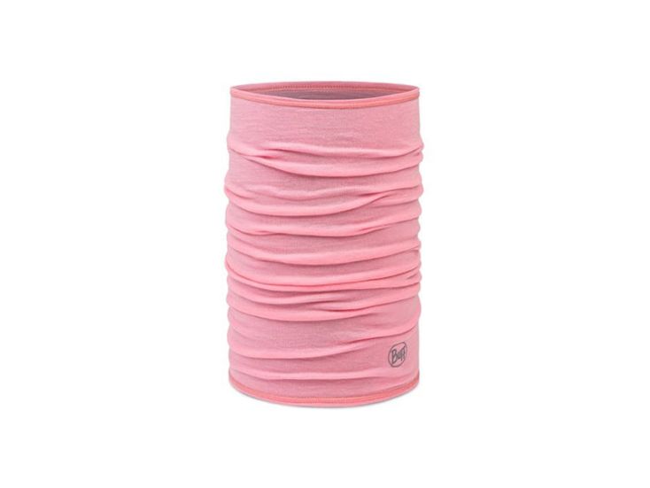 Buff Merino Lightweight nekwarmer - Solid Rose Pink
