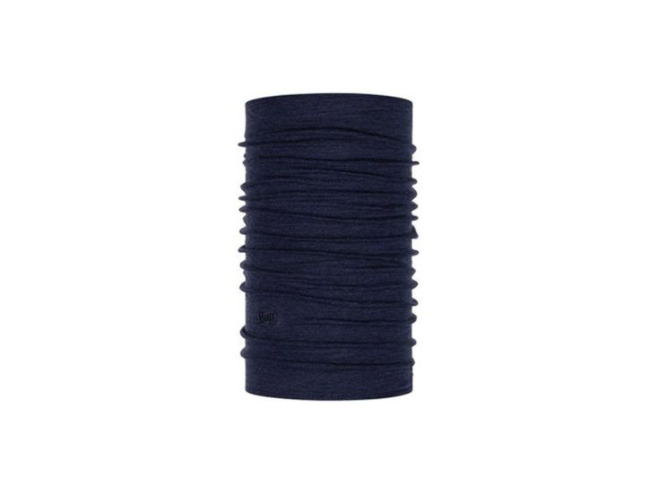 Buff Merino Midweight Nekwarmer - Melange Night Blue