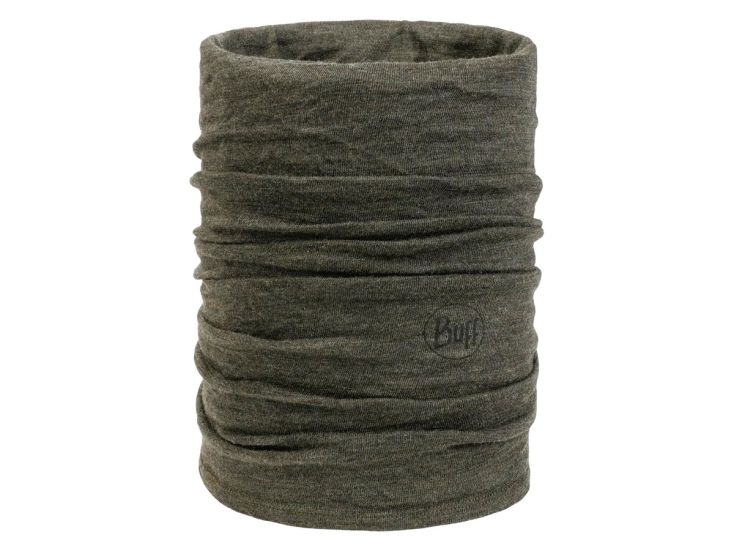 Buff Merino Midweight nekwarmer - Solid Bark