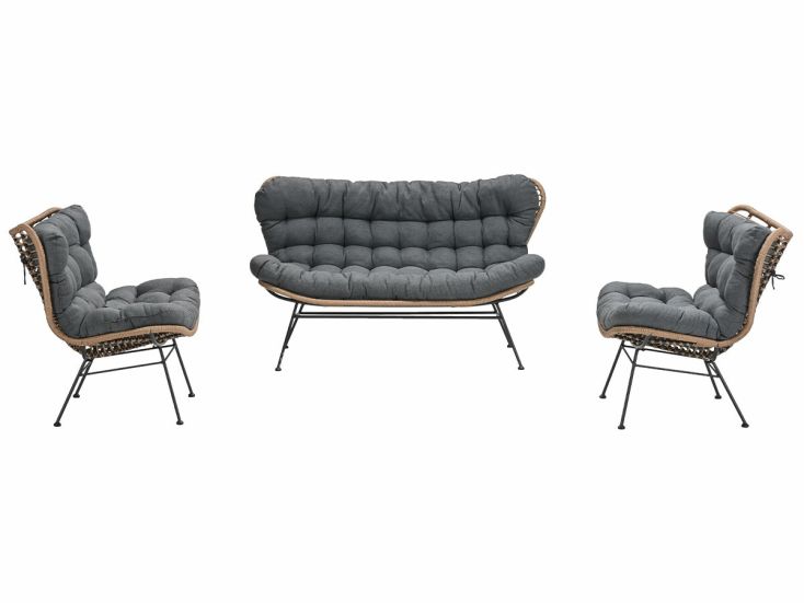 Garden Impressions Melfort 3-delige loungeset - Rotan