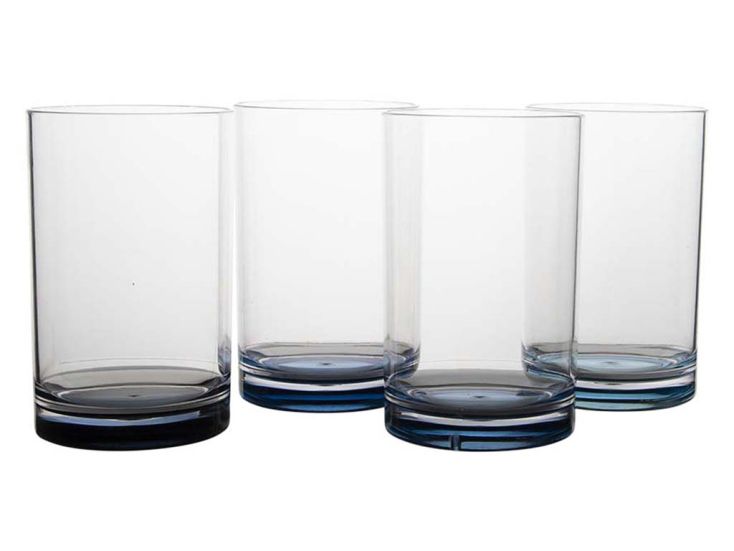 Gimex Colour Line Sky 320 ml set van 4 waterglazen