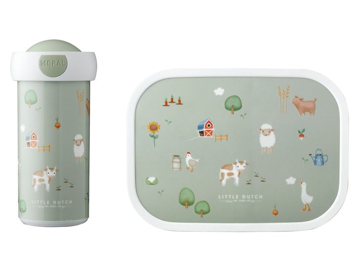 Mepal Campus schoolbeker met lunchbox - Little Farm
