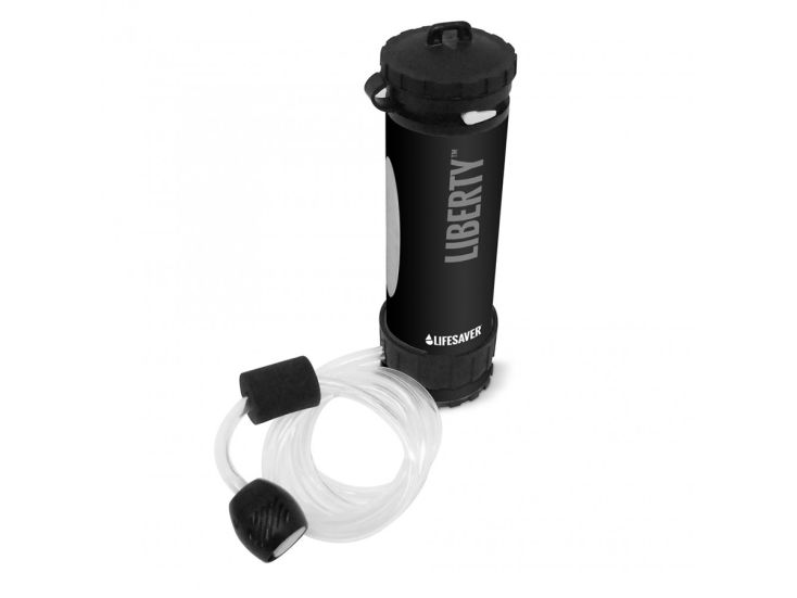 Lifesaver Liberty 2000 Drinkfles met waterfilter - Black