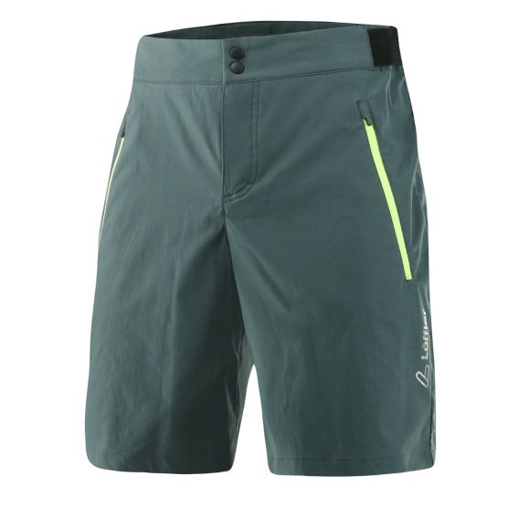 Loeffler Comfort - E CSL groene korte heren fietsbroek
