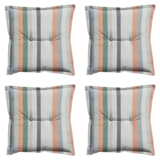 Madison Righe salmone Zitkussen - Set van 4