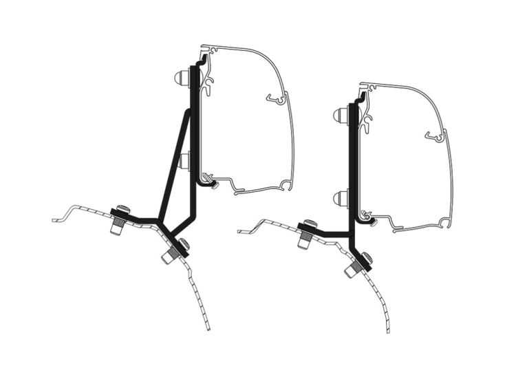 Thule T 4200 Transit / Custom Fixed (RHD) Adapter