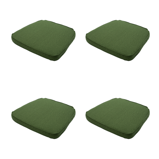 Madison Moss green canvas eco+ Zitkussen - Set van 4