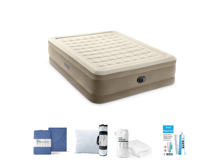Intex Ultra Plush 203 x 152 cm Luchtbedset - 5-delig