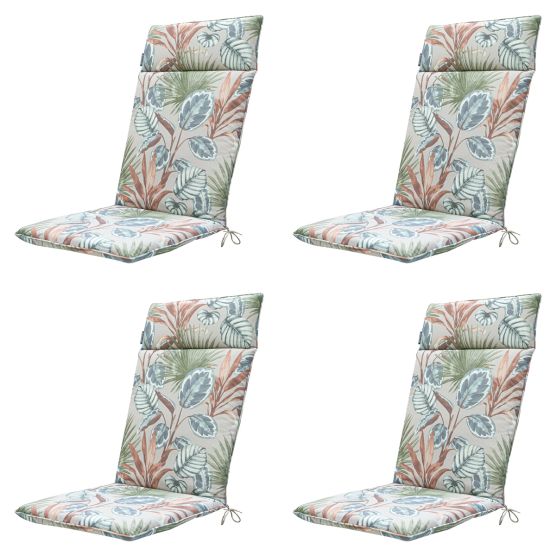 Madison Cala natural Tuinstoelkussen - Set van 4