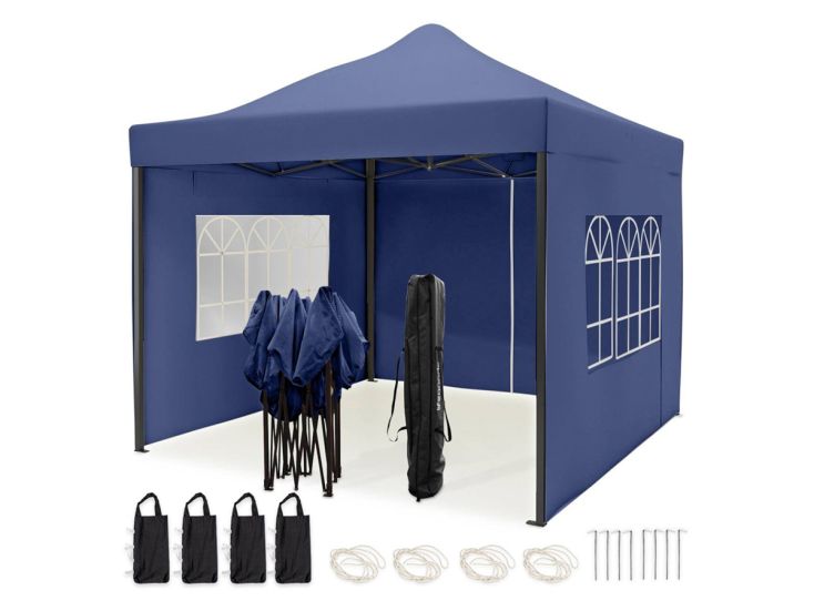 LifeGoods 3x3 m Zijwanden voor partytent - Dark Blue