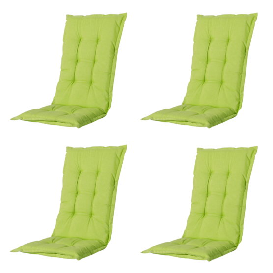 Madison Panama lime Tuinstoelkussen - Set van 4