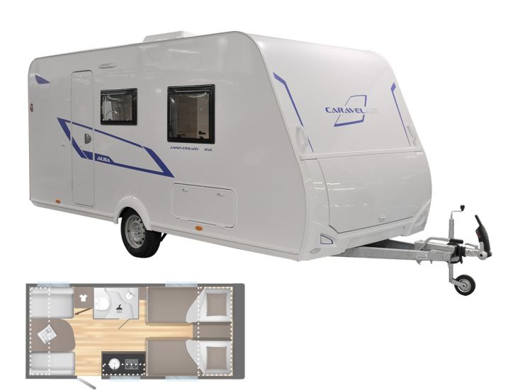 Caravelair 450 Alba Jubileum 2025 caravan
