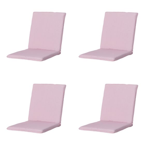 Madison Panama soft pink Stapelstoelkussen - Set van 4