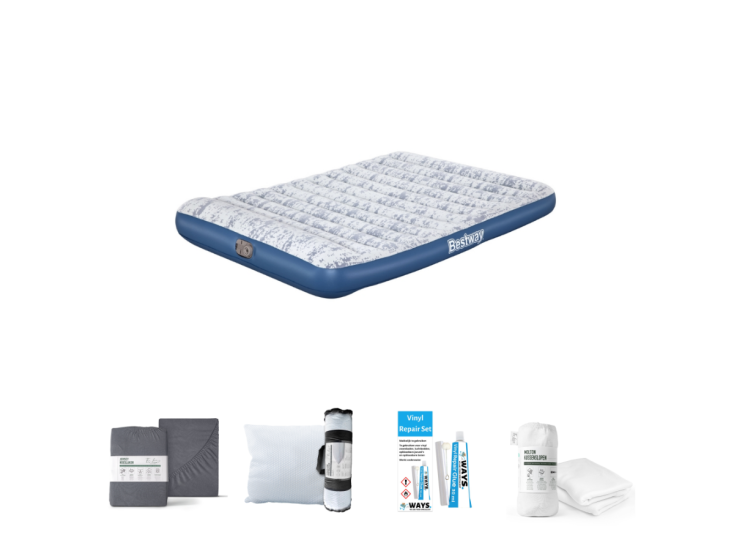 Bestway Fashion Flock 203 x 152 x 30 cm Luchtbedset - 5-delig