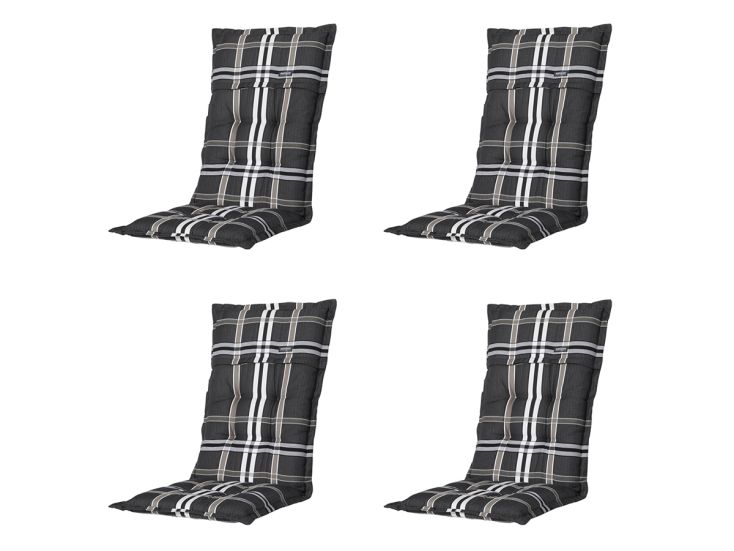Madison Nils taupe Tuinstoelkussen - Set van 4