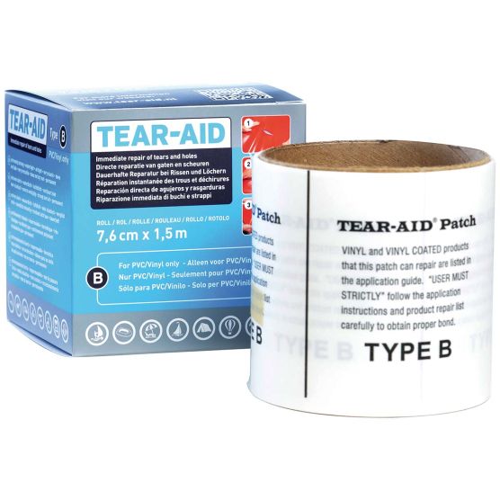 Tear-Aid Type B Transparant Rol Reparatiemiddel - 1.5 Meter