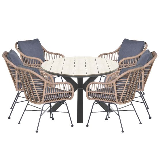 Garden Impressions Lucas Tulli 7-delige tuinset - Brown